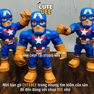 Mô hình BATMAN, SUPERMAN, CAPTAIN AMERICA size XL cao 25cm, lỗi lem màu - Đồ chơi xịn xuất dư