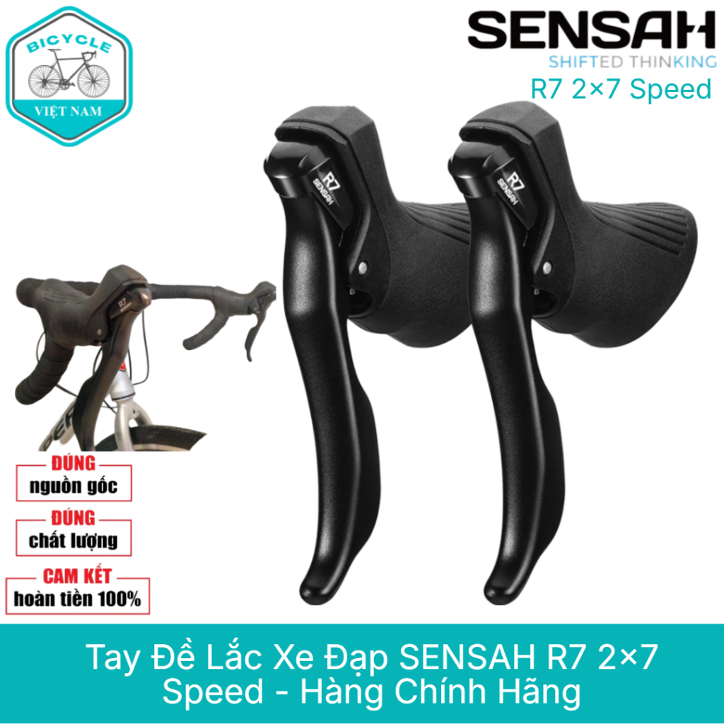Tay Đề Lắc Xe Đạp SENSAH R7 2x7 Speed – Chính Hãng, Sang Số Mượt, Thiết ...