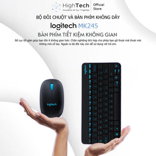 Bộ chuột bàn phím không dây Logitech MK245 Nano Bàn phím máy tính để bàn