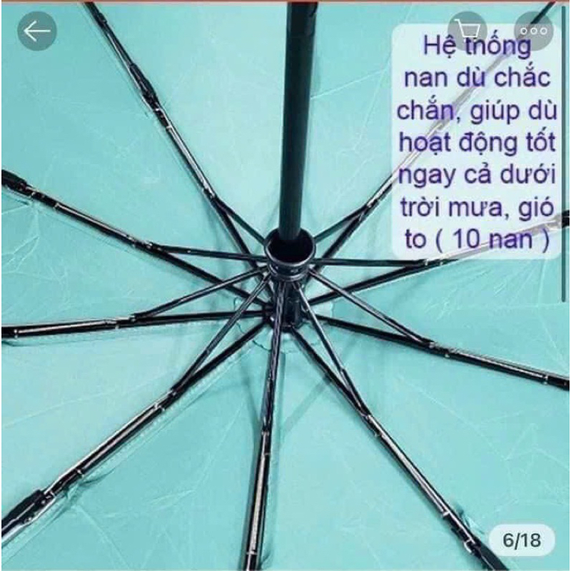 Ô Che Mưa TOKIO Nhật Cao Cấp Tự Động Gấp Gọn Xuất Nhật Mẫu Mới Thanh Lịch