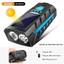 Đèn pha xe đạp thể thao năng lượng mặt trời sạc dự phòng LSL-01 LED đôi T6, chống nước, 1000 Lumen, 2400 mAH
