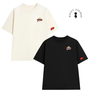 Áo thun OVERSIZE UNISEX form rộng nam nữ in hình Nón lá Việt Nam yêu nước chất Cotton mịn co dãn 2c