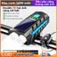 Đèn pha xe đạp thể thao năng lượng mặt trời sạc dự phòng LSL-01 LED đôi T6, chống nước, 1000 Lumen, 2400 mAH