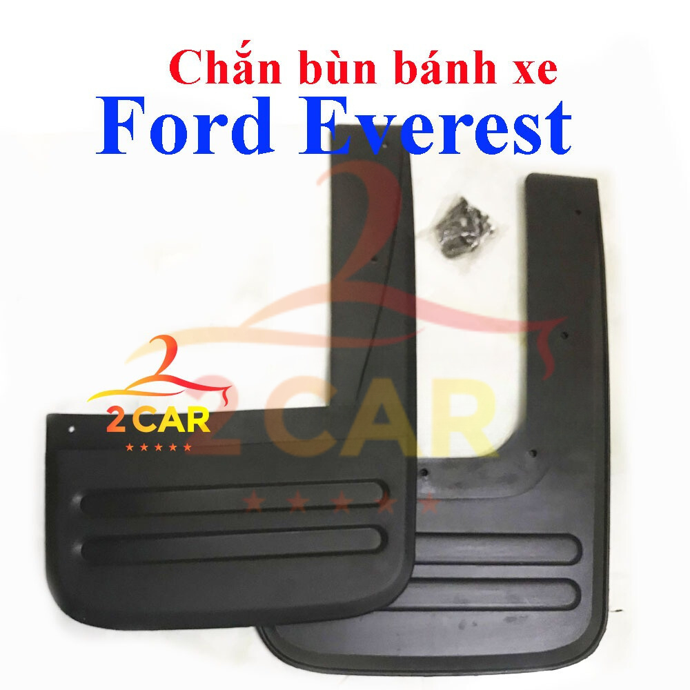 Chắn bùn 2 bánh sau xe Ford Everest các đời 2006- 2015, chắn bùn đất bắn lên xe rất tốt, bộ 2 chi tiết kèm ốc vít