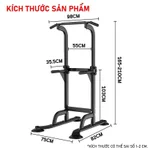 [ALL XÀ] Xà đơn-xà kép đa năng thiết bị tập tổng hợp tay vai bụng cao cấp 🔰Đặc Biệt có ghế tập bụng — ảnh 7