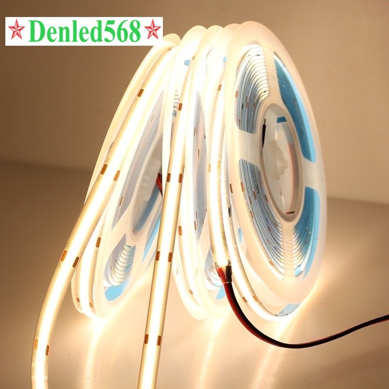 Dây led Cob 12v dán hắt trần hắt tường led dán nhôm định hình led ...
