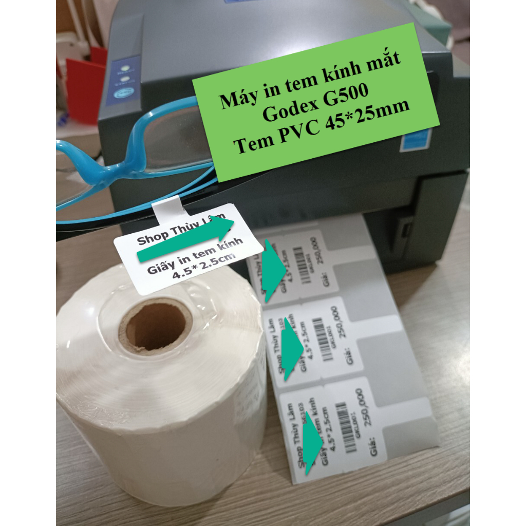 Máy in tem kính mắt Godex G500, Máy in tem vàng bạc trang sức | Shopee ...