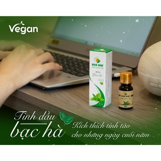 Tinh dầu Bạc Hà nguyên chất - Hoa Nén - Thư giãn, The mát - Dùng thử 3ml