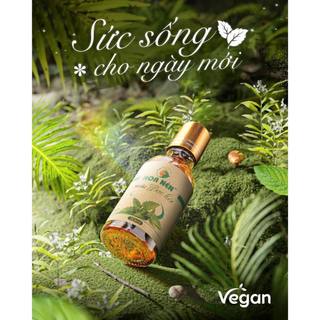 Tinh dầu Bạc Hà nguyên chất 10ml - Hoa Nén - Thơm the mát thư giãn, đuổi chuột, an toàn thiên nhiên