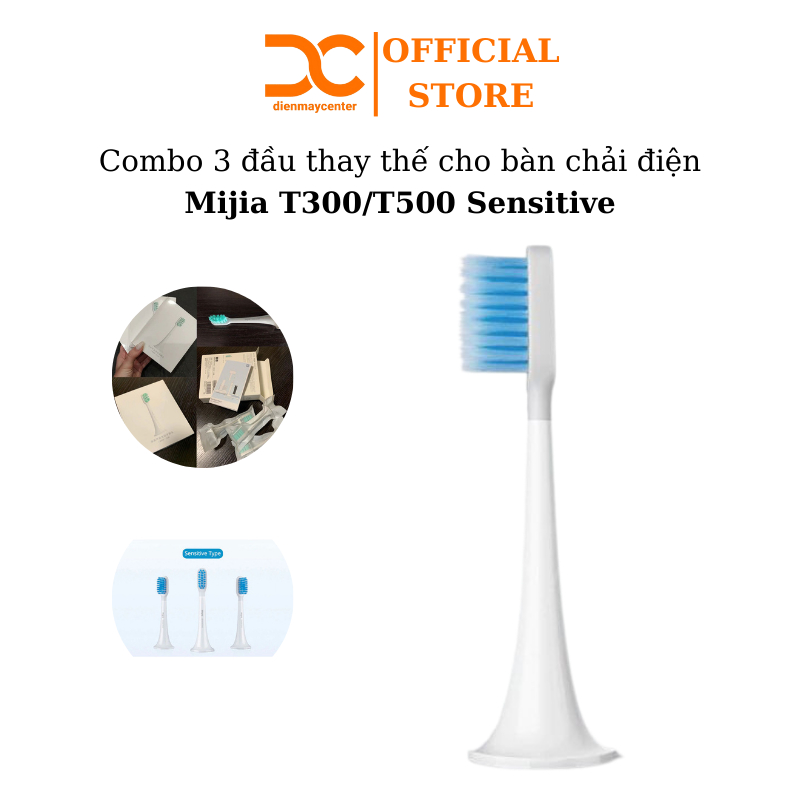 Ảnh Combo 3 Đầu bàn chải thay thế cho bàn chải điện thông minh Xiaomi Mijia T300 / T500 điện máy center 3