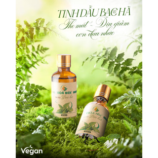 Tinh dầu Bạc Hà nguyên chất - Hoa Nén - Hương thơm mát, khử mùi, ẩm mốc, đuổi chuột - 30ml