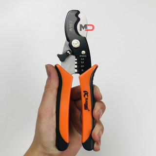 Kìm tuốt dây điện, kìm bấm COS MC4, Kìm cắt dây điện đa năng KAPUSI 8'' K-9101 JAPAN Nhật Bản chính hãng