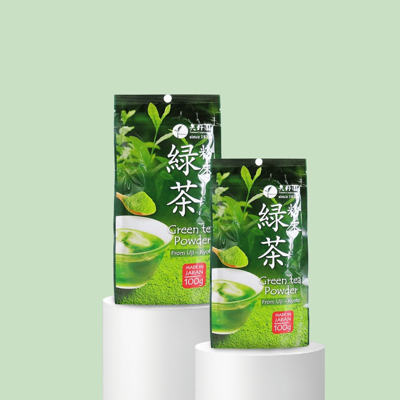 ( Bột trà xanh Nhật Bản ) Bột trà xanh Funmatsucha Yanoen 100g/ Funmatsucha 500g