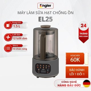 Máy làm sữa hạt Engler EL2 dung tích 1.5L 10 chức năng xay nấu sữa hạt đa năng, BH 24 tháng