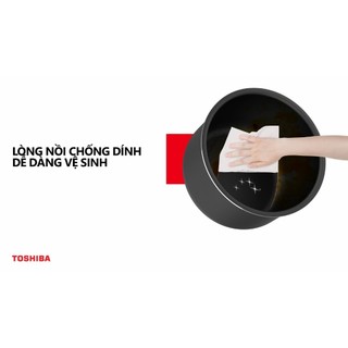 Nồi cơm nắp gài Toshiba 1L /1.8L RC-10JH1TVN(N)/RC-18JH1TVN(N) - Hàng chính hãng - Bảo hành 12 tháng