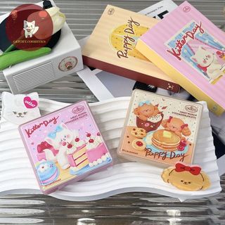 [ODBO] Bảng Mắt ODBO 9 Ô Nhũ Lì Puppy Và Kitten Kèm Kẹp Tóc Xinh Xắn Sweet Munch 9g (OD2024)