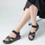 Sandal nữ đế xuồng quai chéo KOSU cao 4cm siêu êm chống trơn trượt K-23363 made in Japan Nhật Bản