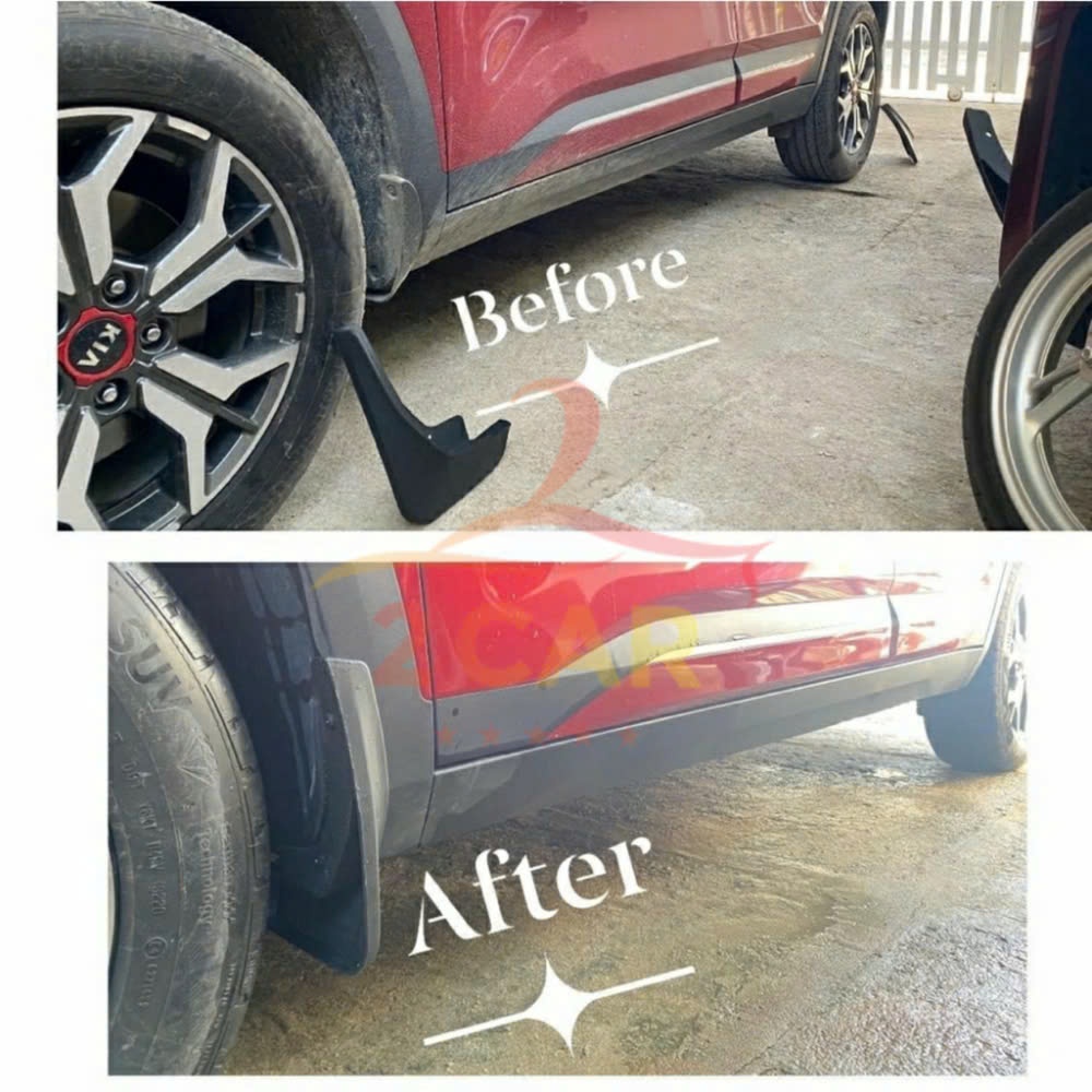 Chắn bùn cho xe Ford Ranger đời 2014 - 2021, 2023 - 2025 Hàng cao cấp - 1 bộ 4 chiếc + kèm ốc