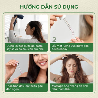 Serum Phục Hồi Tóc Bưởi Hồng ABERA 50ml - Dưỡng Tóc Chắc Khỏe, Mềm Mượt, Giảm Khô Xơ, Chẻ Ngọn Tóc