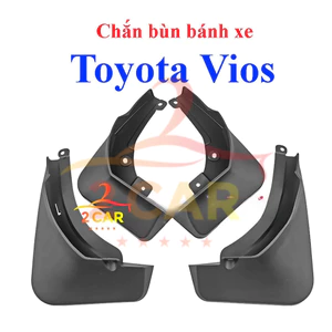 Chắn bùn nhựa dẻo xe Toyota Vios đời 2003- 2014- 2021, 2022, 2023 siêu đẹp ( tặng kèm ốc vít)