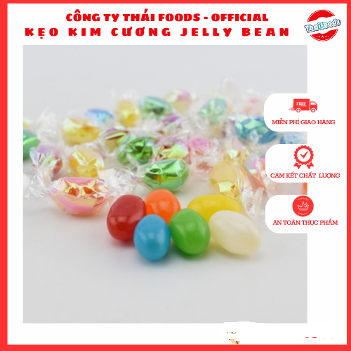 Kẹo dẻo kim cương Hoa quả Jelly bean Thái foods
