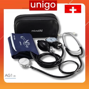 Máy và bộ dụng cụ đo huyết áp cơ MICROLIFE AG1-20 chất lượng cao - Bảo hành 5 năm