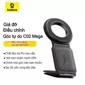 Giá Đỡ Điện Thoại Từ tính C02 Mega Series Magnetic ô tô Lực Hút mạnh mẽ Hơn Gập Xếp Tiện Lợi giữ điện thoại chắc chắn