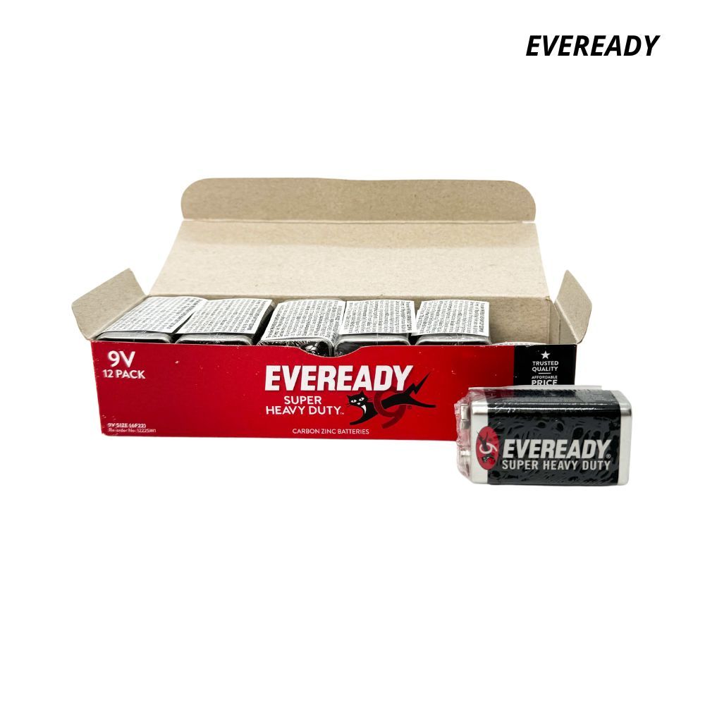 Vỉ 1 Viên Pin Vuông 9V Eveready Super Heavy Duty 1222 BP1 - Hàng chính ...