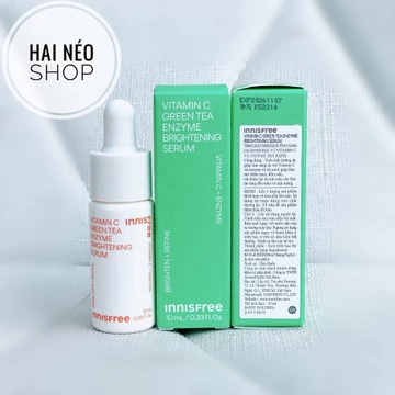 [Date 7/11/2026 Bestseller nhà Innisfree] Tinh chất Vitamin C bọc Enzyme Trà xanh mờ thâm, trắng da sau 4 tuần INNISFREE
