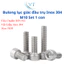 Bulong Lục Giác Chìm Đầu Trụ Inox 304 M10 (10 Ly) - Đủ Size 20mm Đến 150mm Chống Gỉ Sét