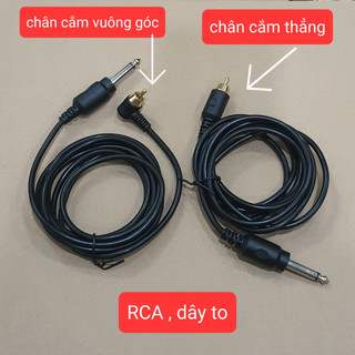 (SỢI DÂY TO) Dây Pen RCA loại dây sợi to nhất, dài 2 mét ,dây RCA dùng cho máy xăm
