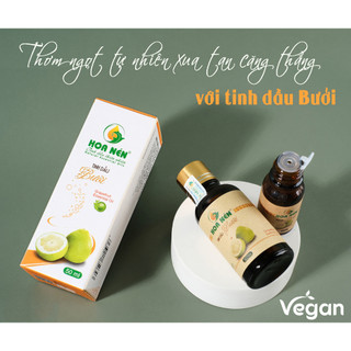 Tinh dầu Bưởi nguyên chất - Hoa Nén - Thơm dịu nhẹ, thư giãn, dưỡng tóc - Dùng thử 3ml
