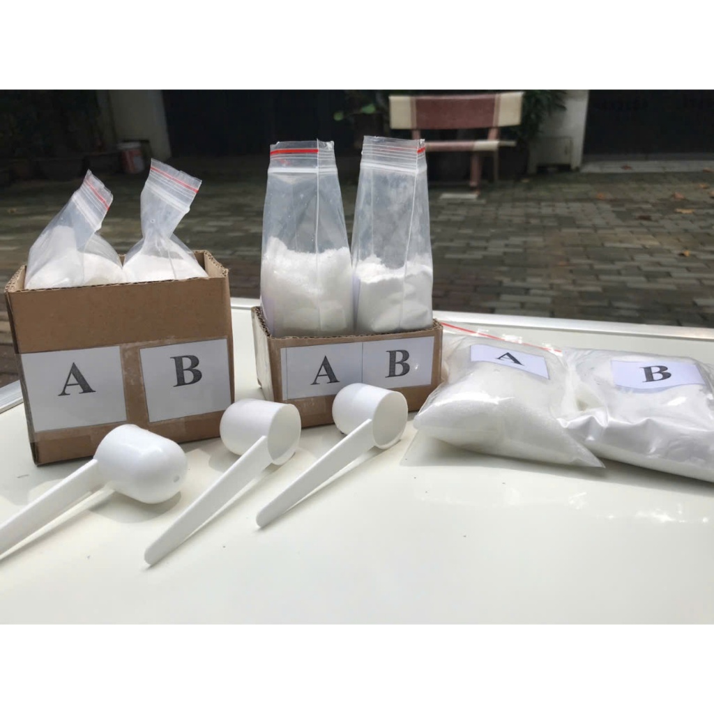 Muối rửa rau củ quả, thịt, giã đông thịt  AB- loại 500gr-- Tặng Thìa