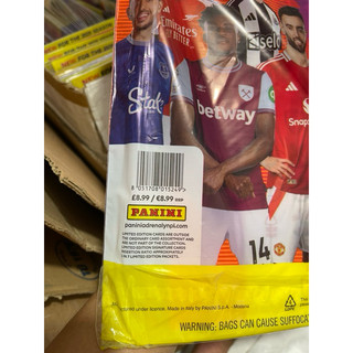 [ Starter Pack ] Túi Album Đựng Thẻ Starter Pack Panini Adrenalyn XL Premier League 2025 2024/25 ( Album Đựng Thẻ )