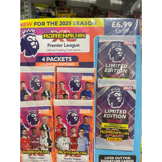 [ Multi Pack ] Túi Gói Thẻ Trong Túi Panini Adrenalyn XL Permier League Multi Pack 2025 2024/25 ( 34 Thẻ  )