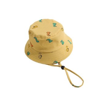 Mũ nón bucket vành hình khủng long cho bé từ 3 tới 4 tuổi