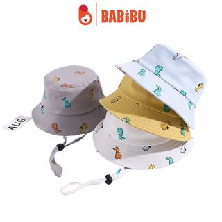 Mũ nón bucket vành hình khủng long cho bé từ 3 tới 4 tuổi