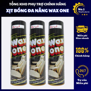 Chai xịt bóng đồ da, đồ gỗ, nội thất oto WAX ONE 450ml (Thái Lan)