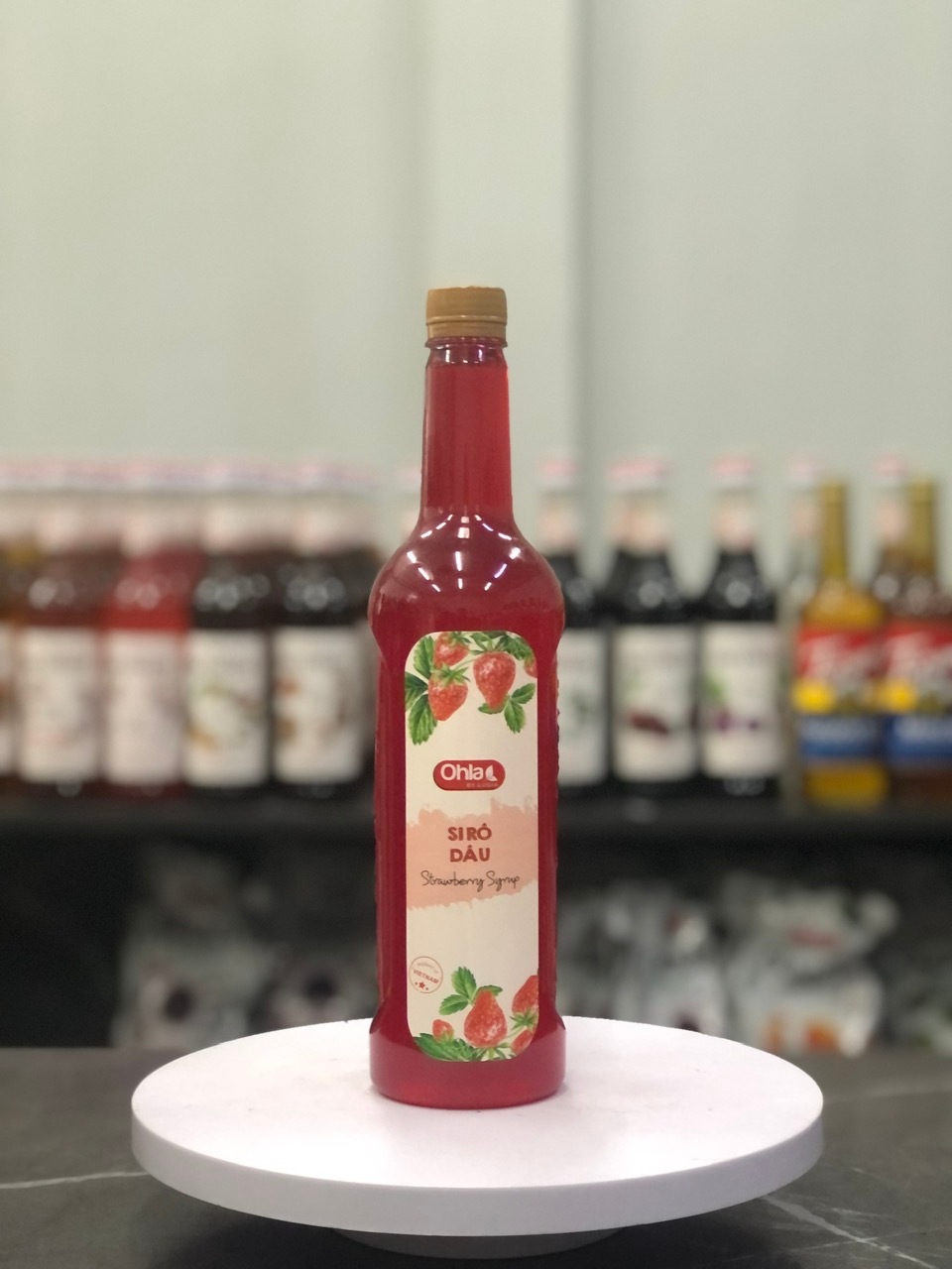 SYRUP OHLA DÂU 780ML - OHLA STRAWBERRY SYRUP CHAI NHỰA 780ML | Shopee ...