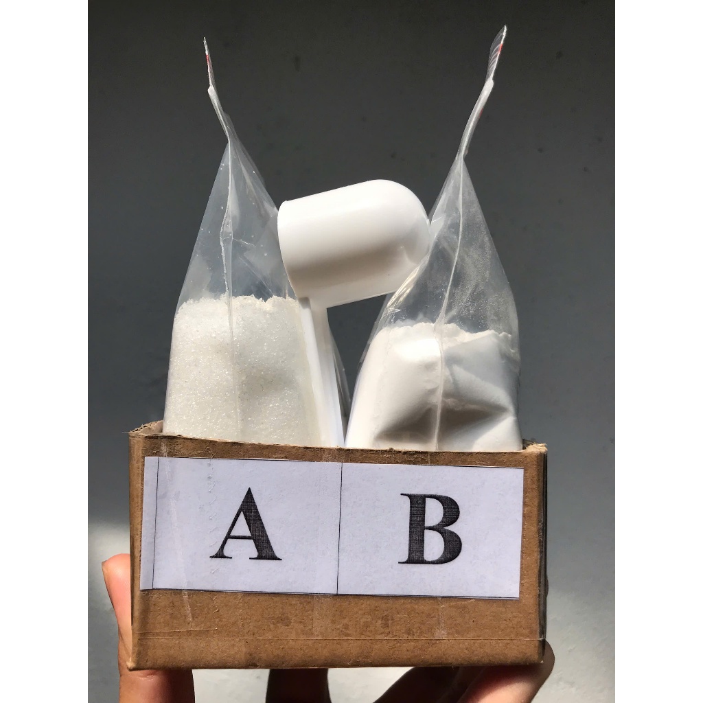 Muối rửa rau củ quả, thịt, giã đông thịt  AB- loại 500gr-- Tặng Thìa
