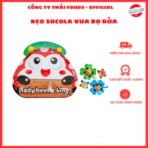 Kẹo Socola Vua bọ rùa túi 150gr thùng 48 túi, Thái Foods (1 túi)