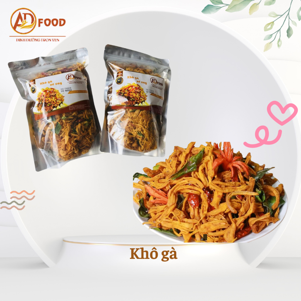 khô gà giòn loại ngon túi 1kg