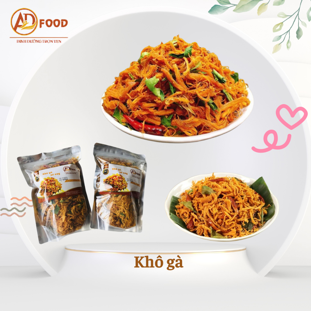 khô gà giòn loại ngon túi 1kg
