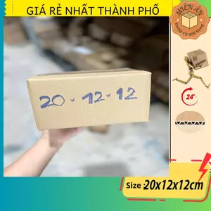 Hộp giấy P51 size 20x12x12 cm, thùng carton gói hàng Everest