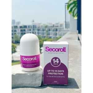Lăn khử mùi SECOROLL antiperspirant roll on - Bảo vệ khỏi mồ hôi trong 10 đến 14 ngày - Không làm ố quần áo