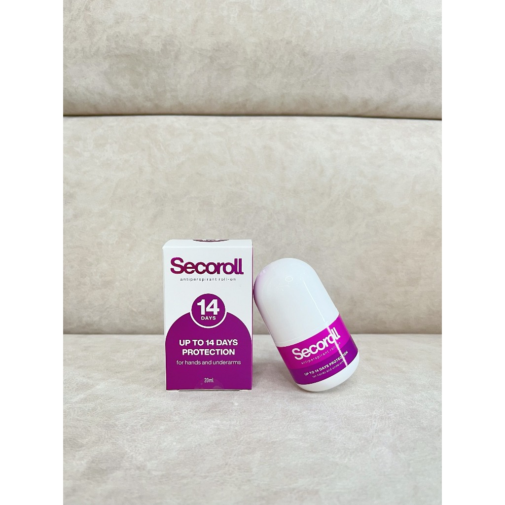Lăn khử mùi SECOROLL antiperspirant roll on - Bảo vệ khỏi mồ hôi trong 10 đến 14 ngày - Không làm ố quần áo