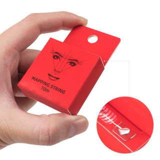 -CHỈ THAN MỰC MÀU ĐỎ, MÀU HỒNG ĐO VẼ KHUNG MÀY PHUN XĂM