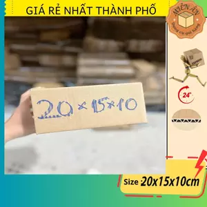 Hộp giấy P45 size 20x15x10 cm, thùng carton gói hàng Everest