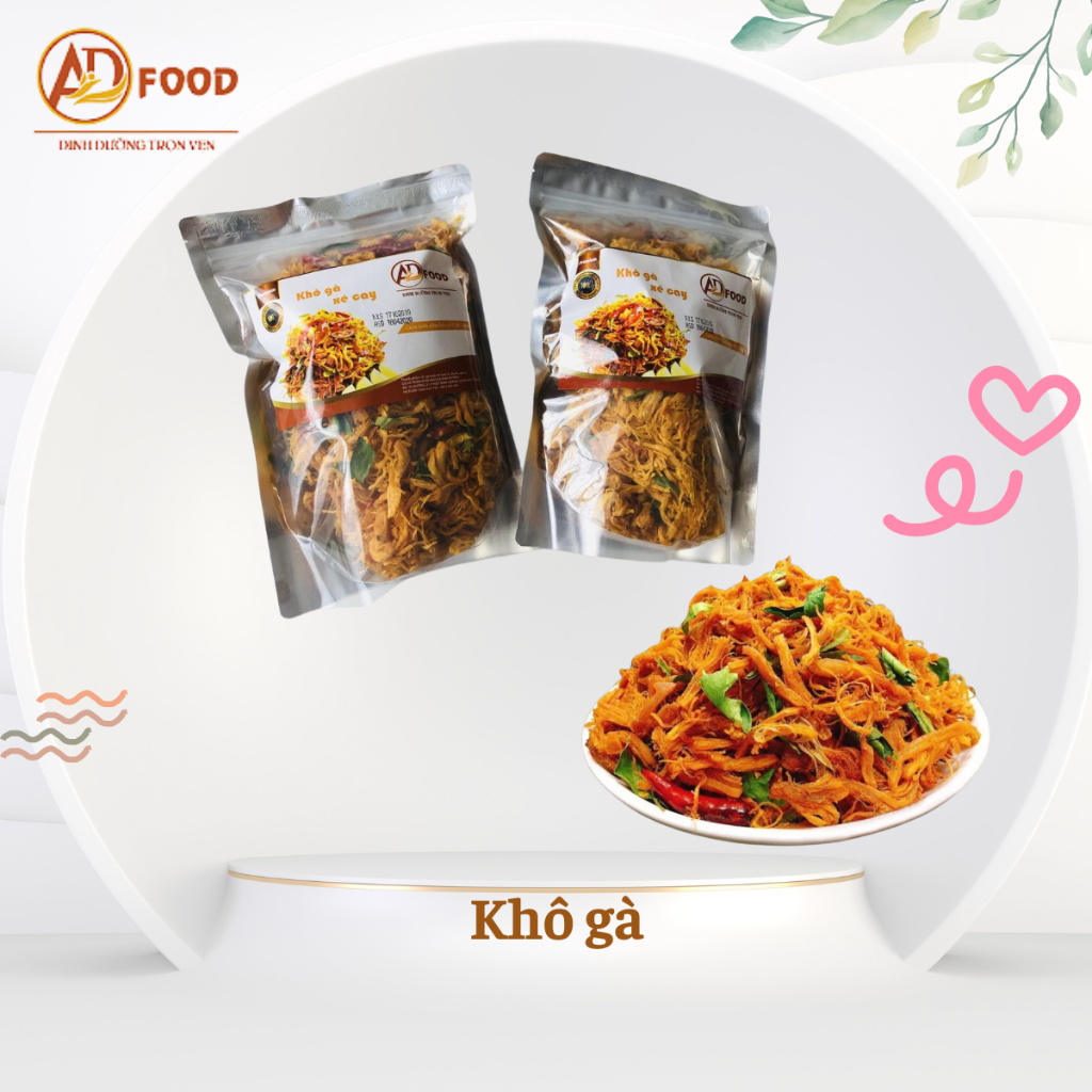100gr khô gà bơ tỏi thơm ngon