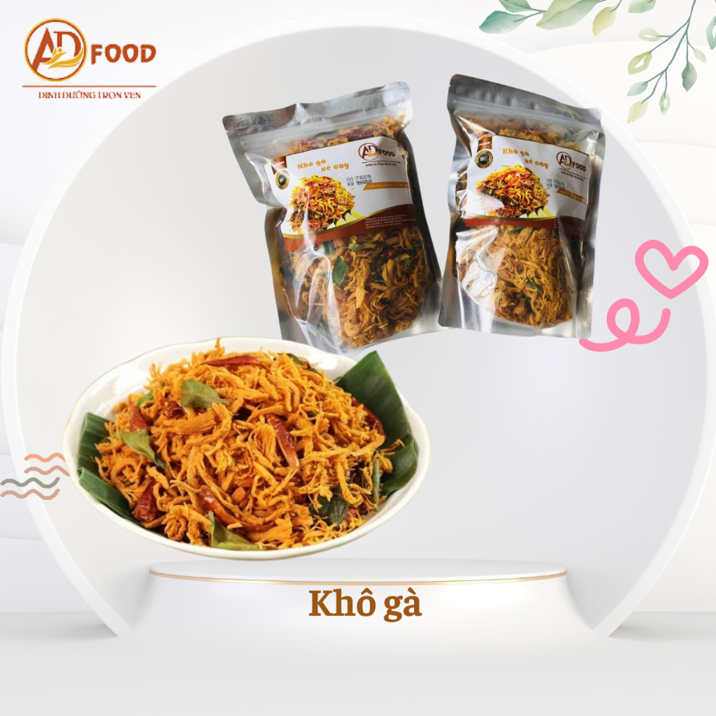 100gr khô gà bơ tỏi thơm ngon